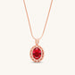 Ruby Bloom Pendant