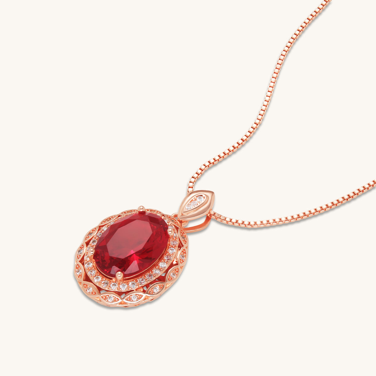 Ruby Bloom Pendant